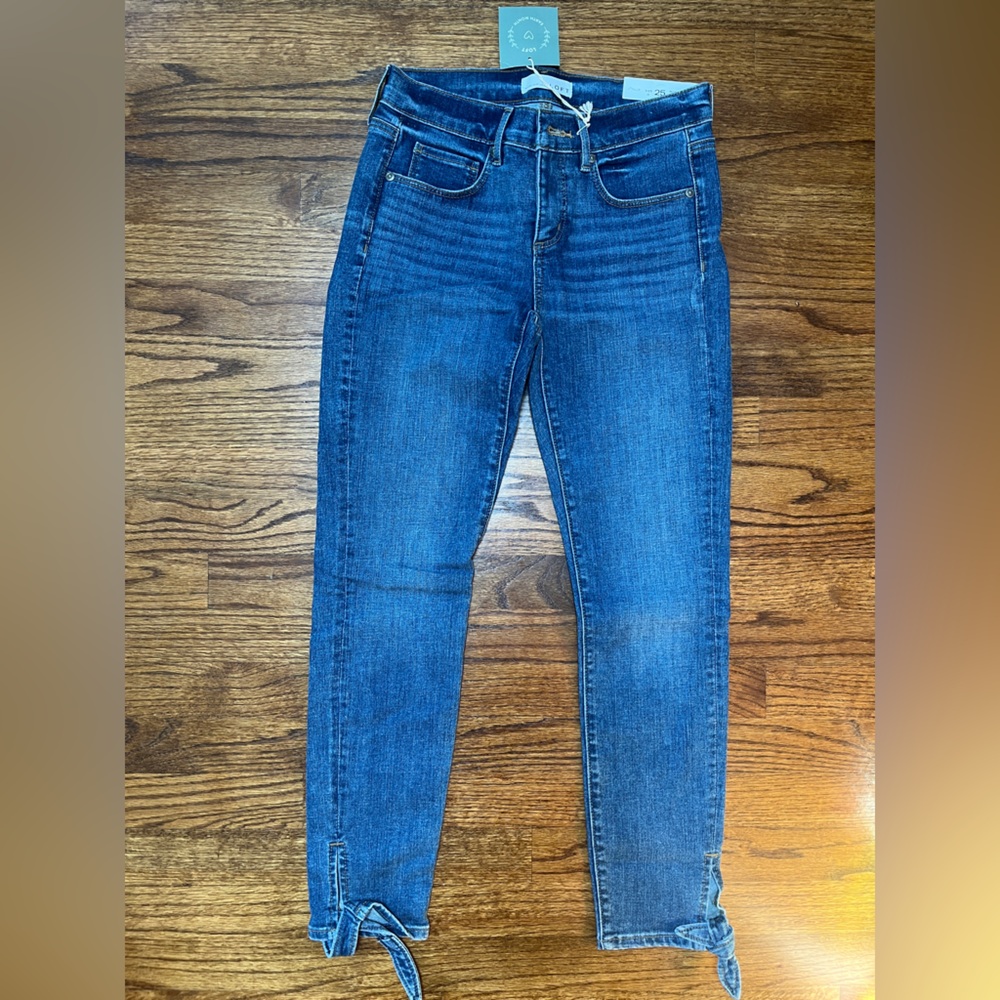 LOFT Blue Skinny Jeans Classic Denim